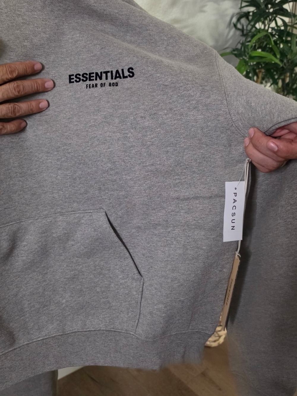 Essentials Light Gray Crewneck Sweatshirt - Picture 2 of 7